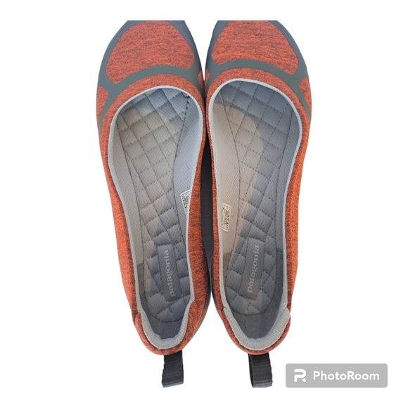 Patagonia flat women's shoes orange & gray like new never worn Size 7 - Picture 5 of 8
